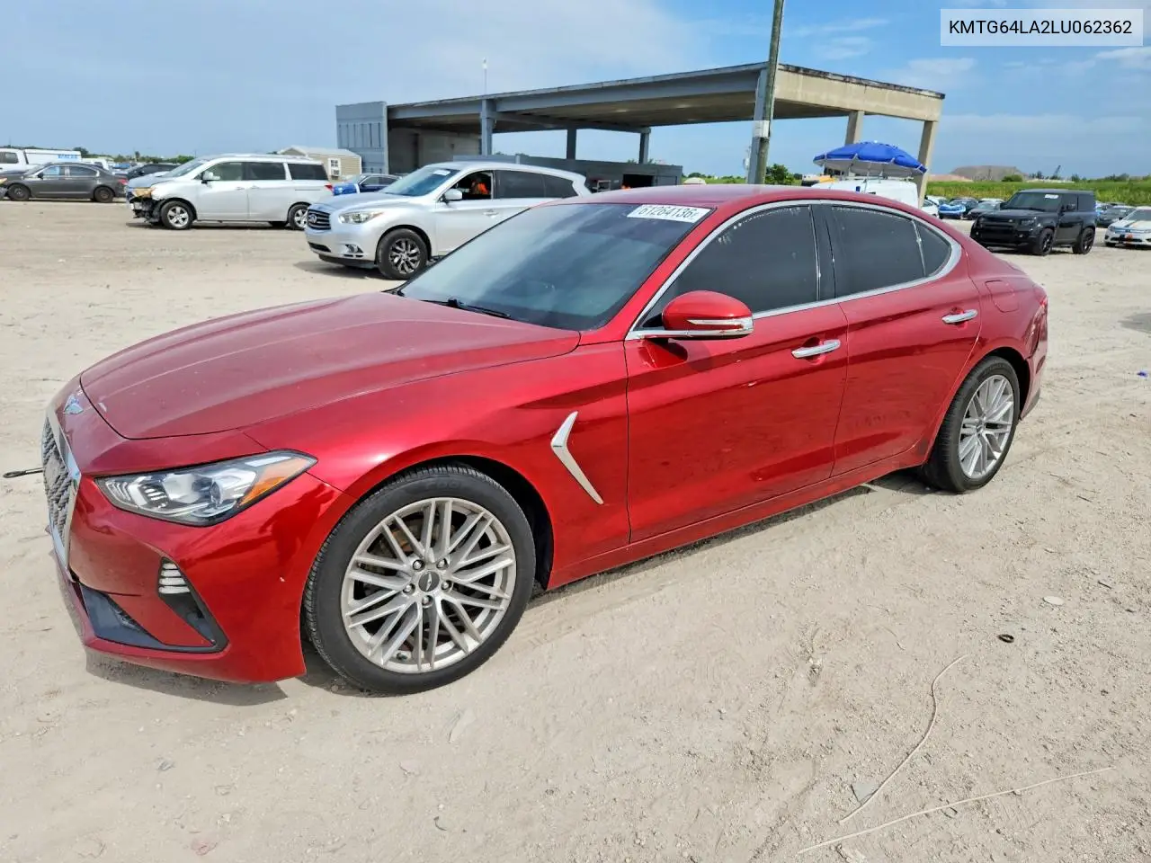 2020 Genesis G70 2.0T VIN: KMTG64LA2LU062362 Lot: 61264136