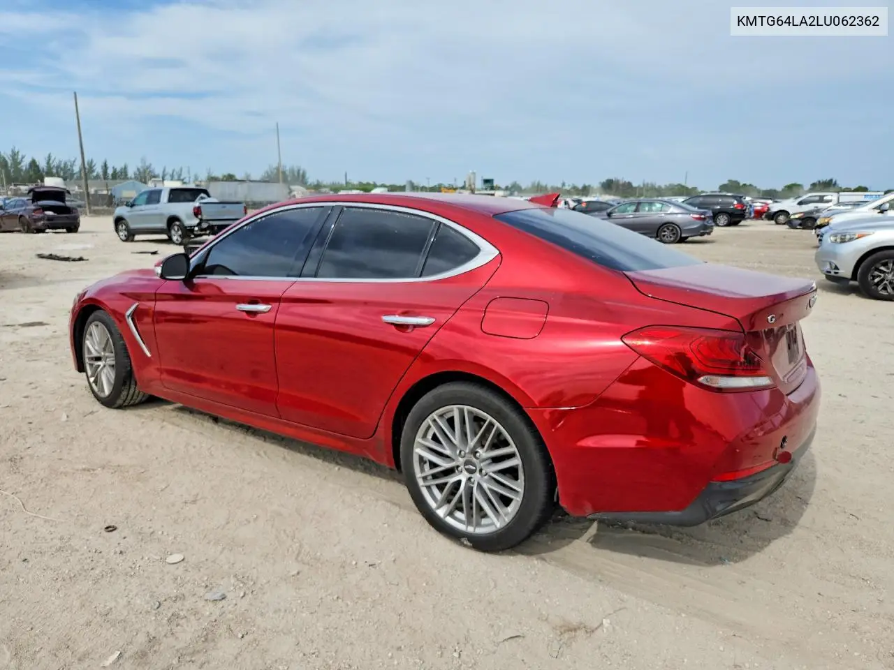 2020 Genesis G70 2.0T VIN: KMTG64LA2LU062362 Lot: 61264136