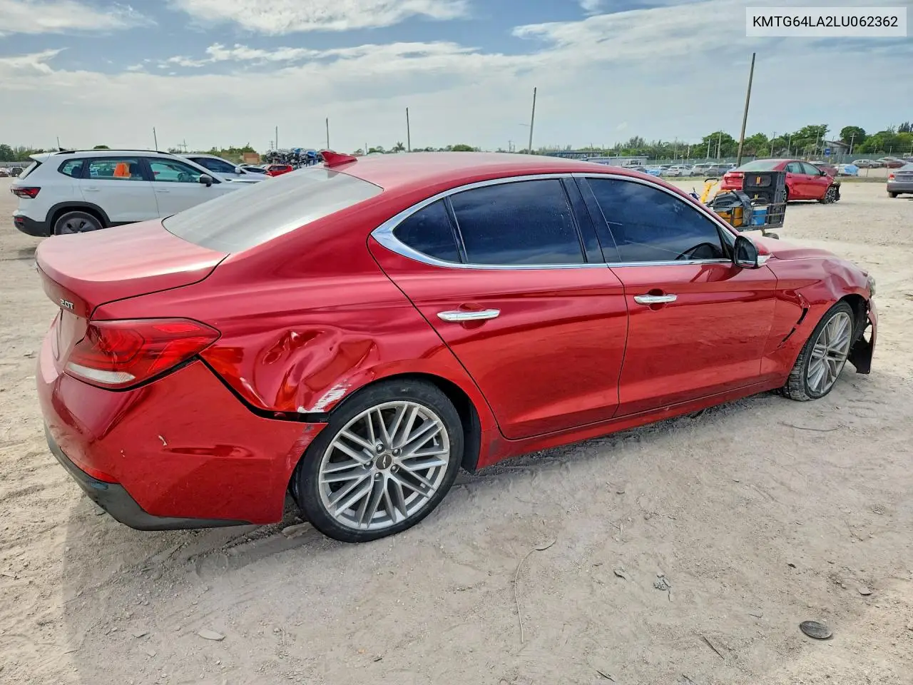 2020 Genesis G70 2.0T VIN: KMTG64LA2LU062362 Lot: 61264136