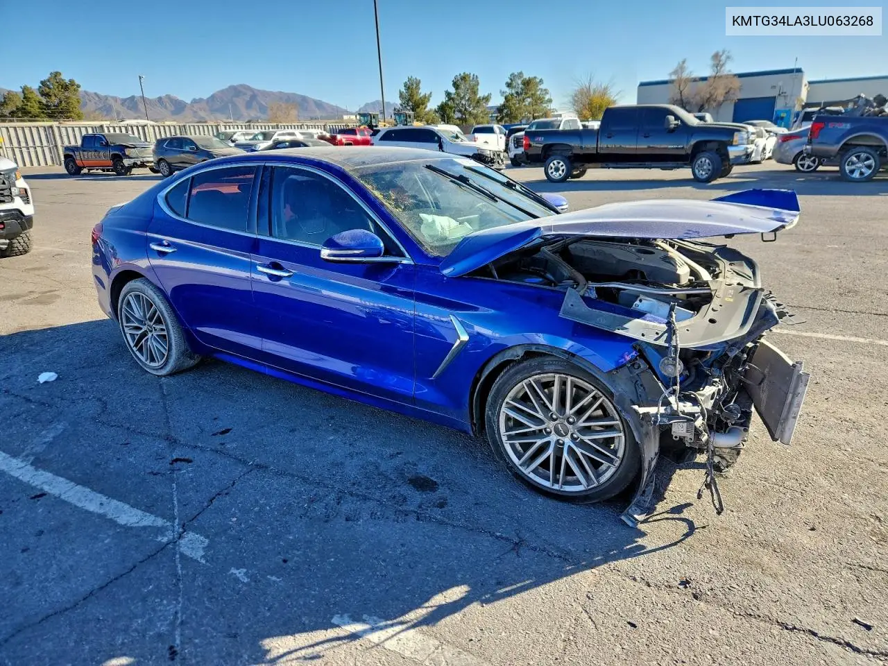 2020 Genesis G70 Elite VIN: KMTG34LA3LU063268 Lot: 97386225