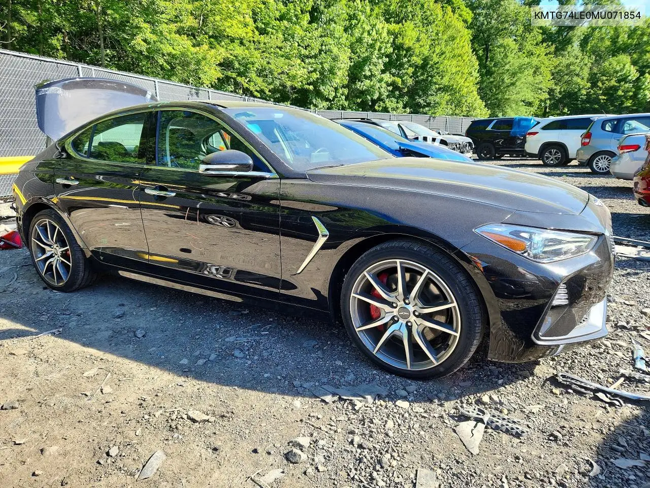 2021 Genesis G70 3.3T VIN: KMTG74LE0MU071854 Lot: 55592856