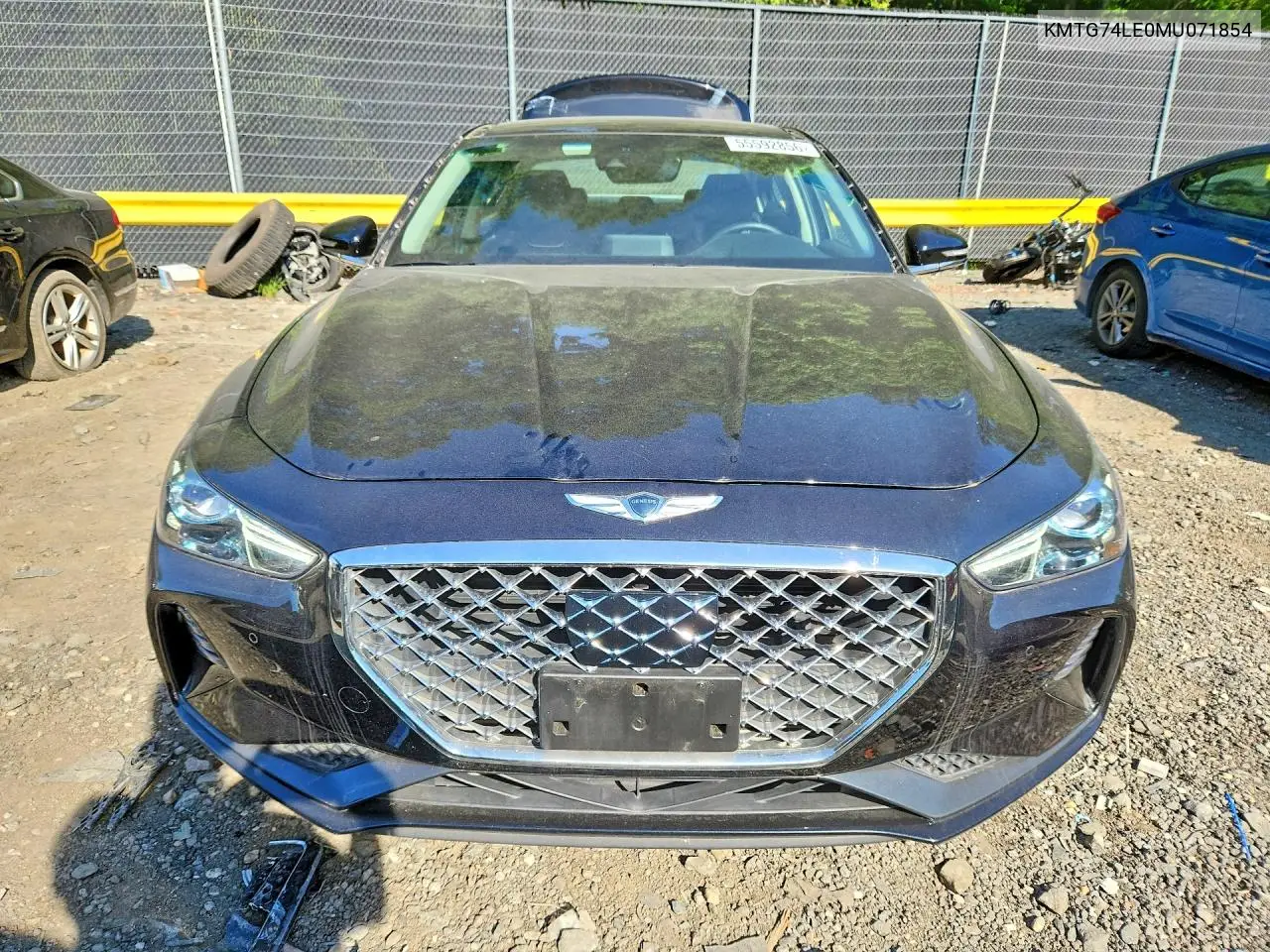 2021 Genesis G70 3.3T VIN: KMTG74LE0MU071854 Lot: 55592856