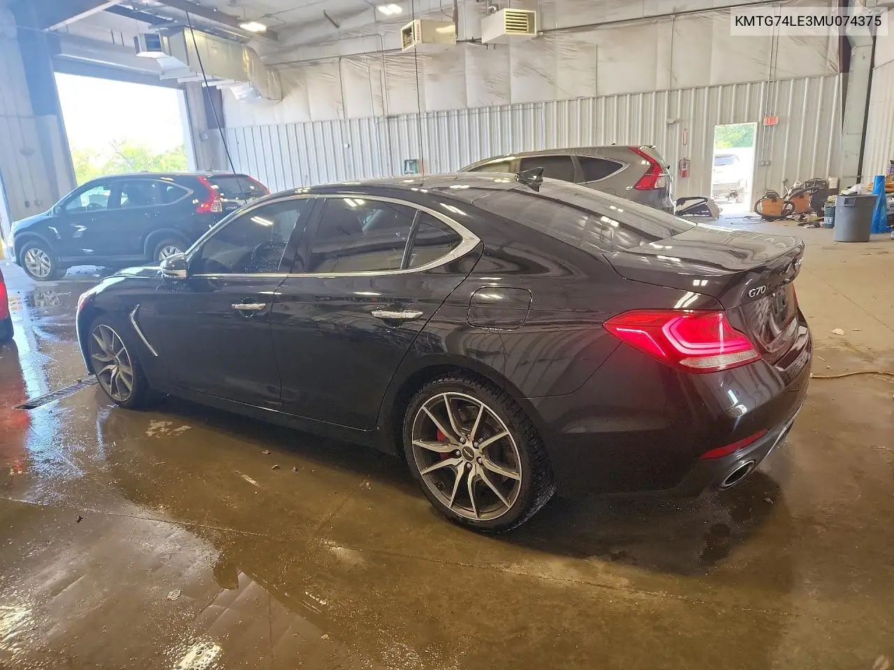 2021 Genesis G70 3.3T VIN: KMTG74LE3MU074375 Lot: 55710826