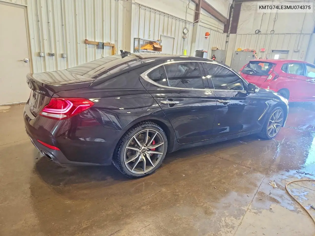 2021 Genesis G70 3.3T VIN: KMTG74LE3MU074375 Lot: 55710826