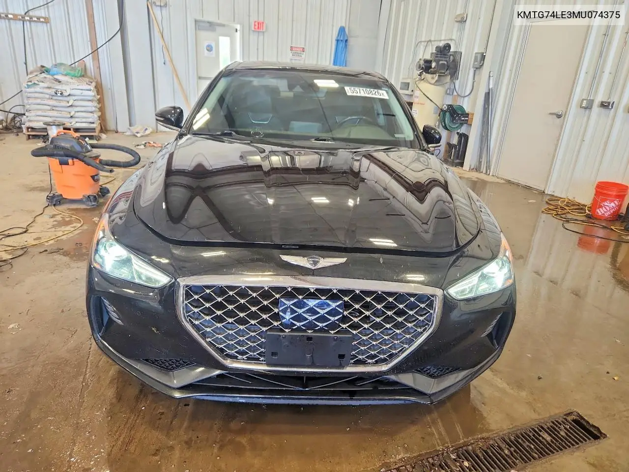 2021 Genesis G70 3.3T VIN: KMTG74LE3MU074375 Lot: 55710826