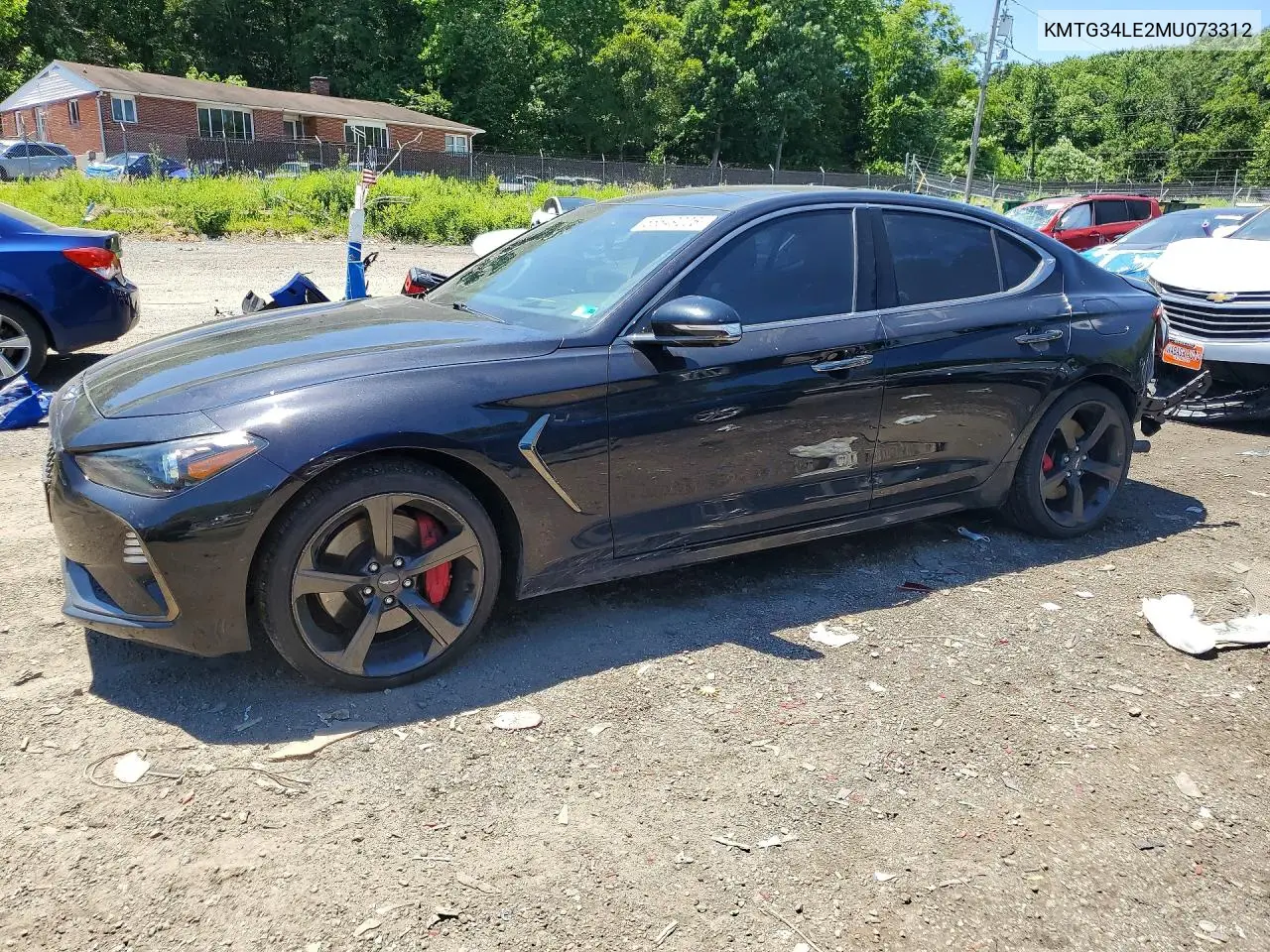 2021 Genesis G70 3.3T VIN: KMTG34LE2MU073312 Lot: 56649026