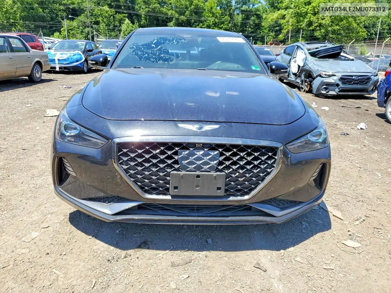 2021 Genesis G70 3.3T VIN: KMTG34LE2MU073312 Lot: 56649026