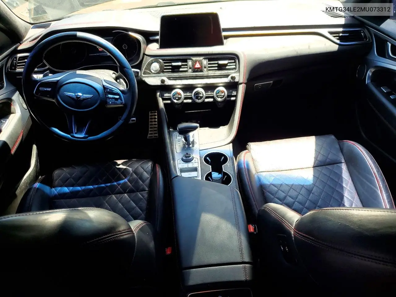 2021 Genesis G70 3.3T VIN: KMTG34LE2MU073312 Lot: 56649026
