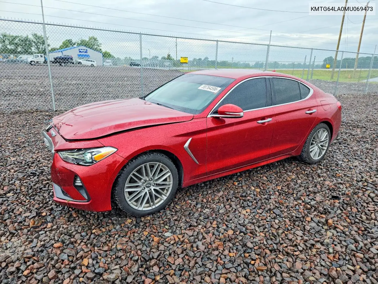2021 Genesis G70 2.0T VIN: KMTG64LA0MU069473 Lot: 58764596