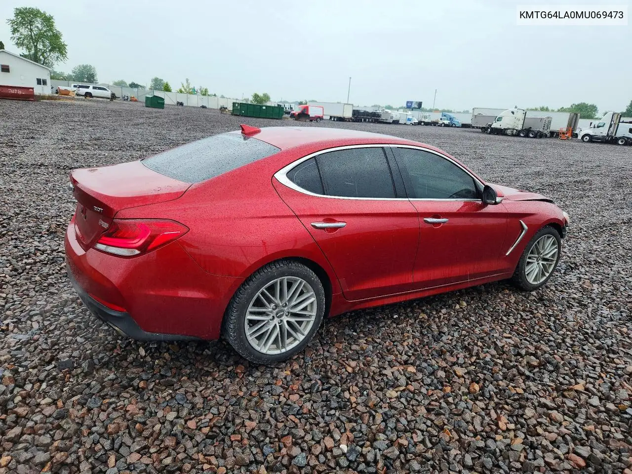 2021 Genesis G70 2.0T VIN: KMTG64LA0MU069473 Lot: 58764596