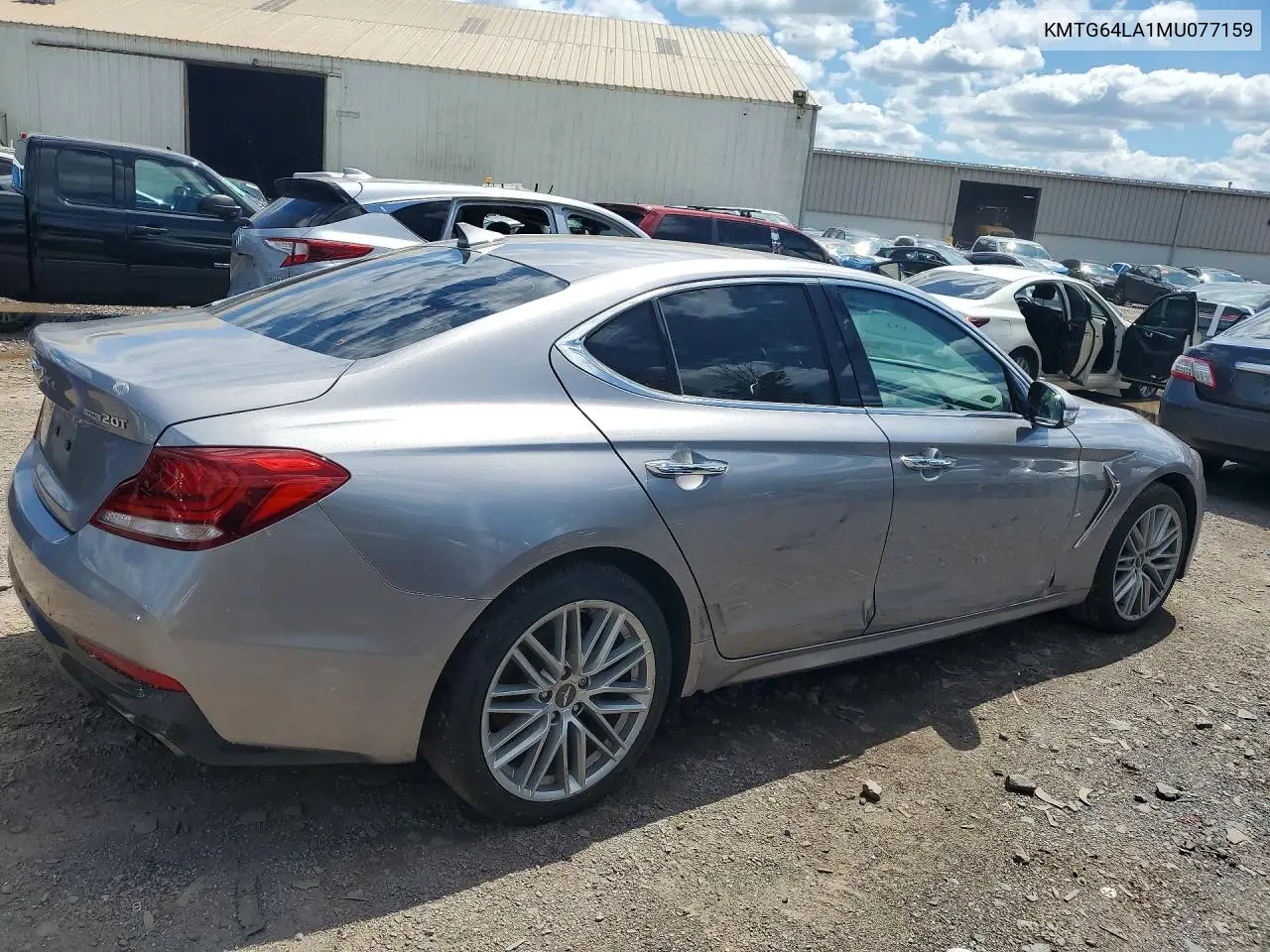 2021 Genesis G70 2.0T VIN: KMTG64LA1MU077159 Lot: 59588396