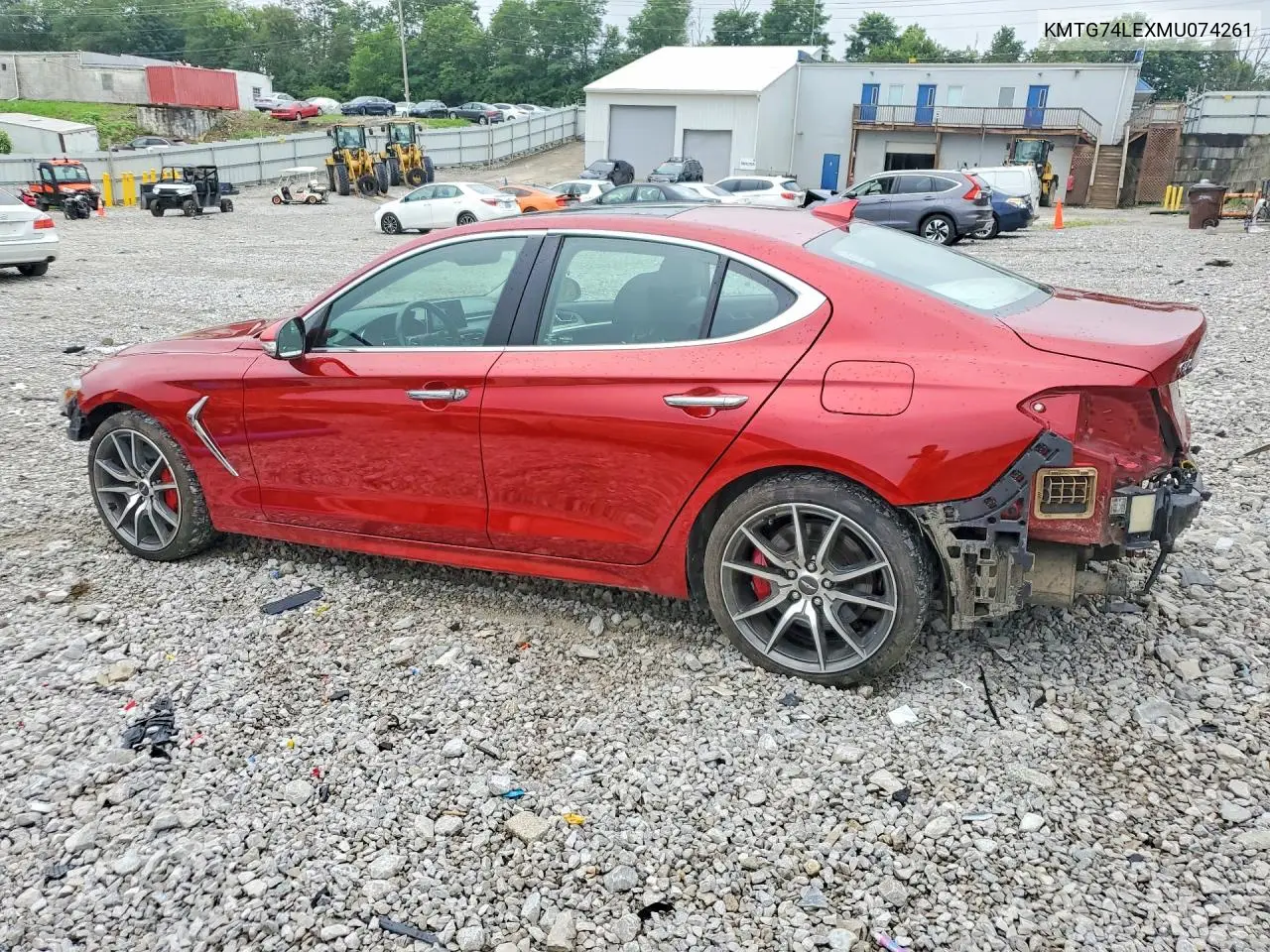 2021 Genesis G70 3.3T VIN: KMTG74LEXMU074261 Lot: 60115086