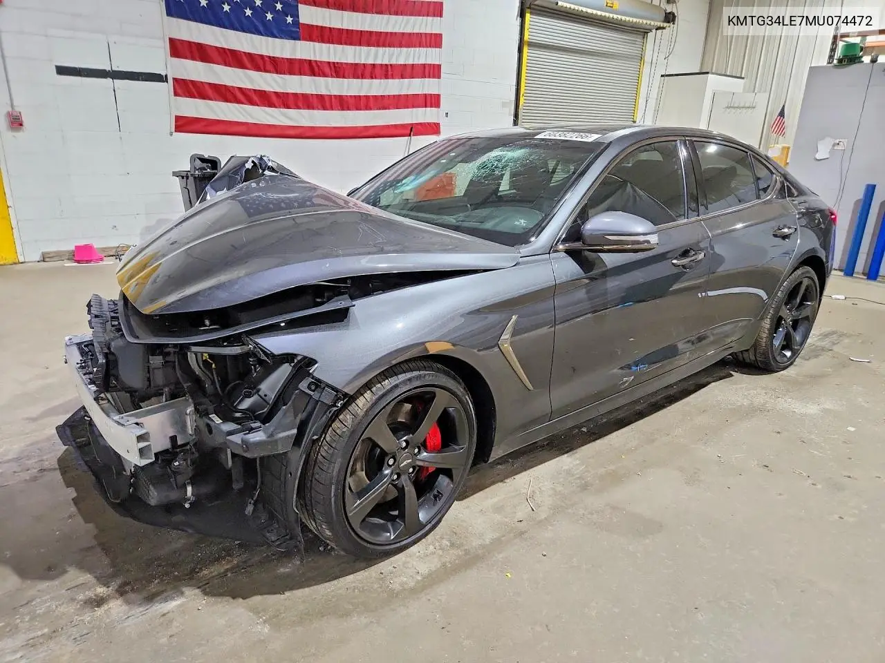 2021 Genesis G70 3.3T VIN: KMTG34LE7MU074472 Lot: 60382266