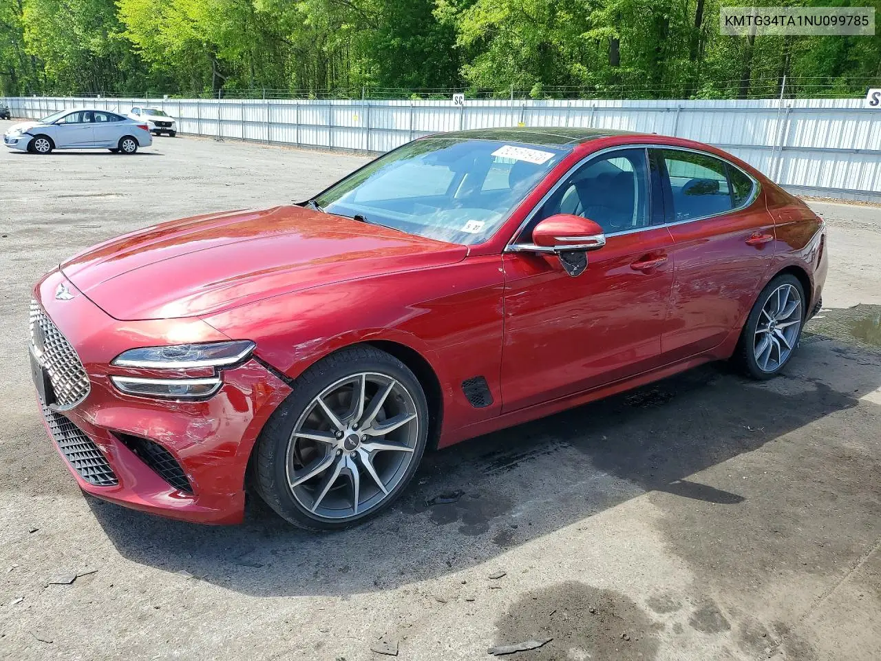 2022 Genesis G70 2.0T VIN: KMTG34TA1NU099785 Lot: 52561976