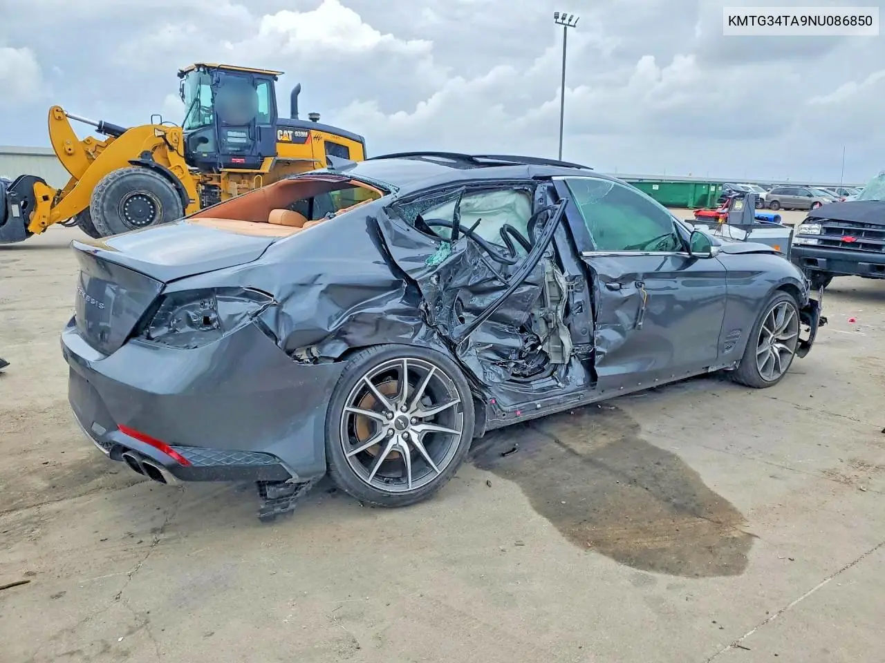 2022 Genesis G70 2.0T VIN: KMTG34TA9NU086850 Lot: 54209696