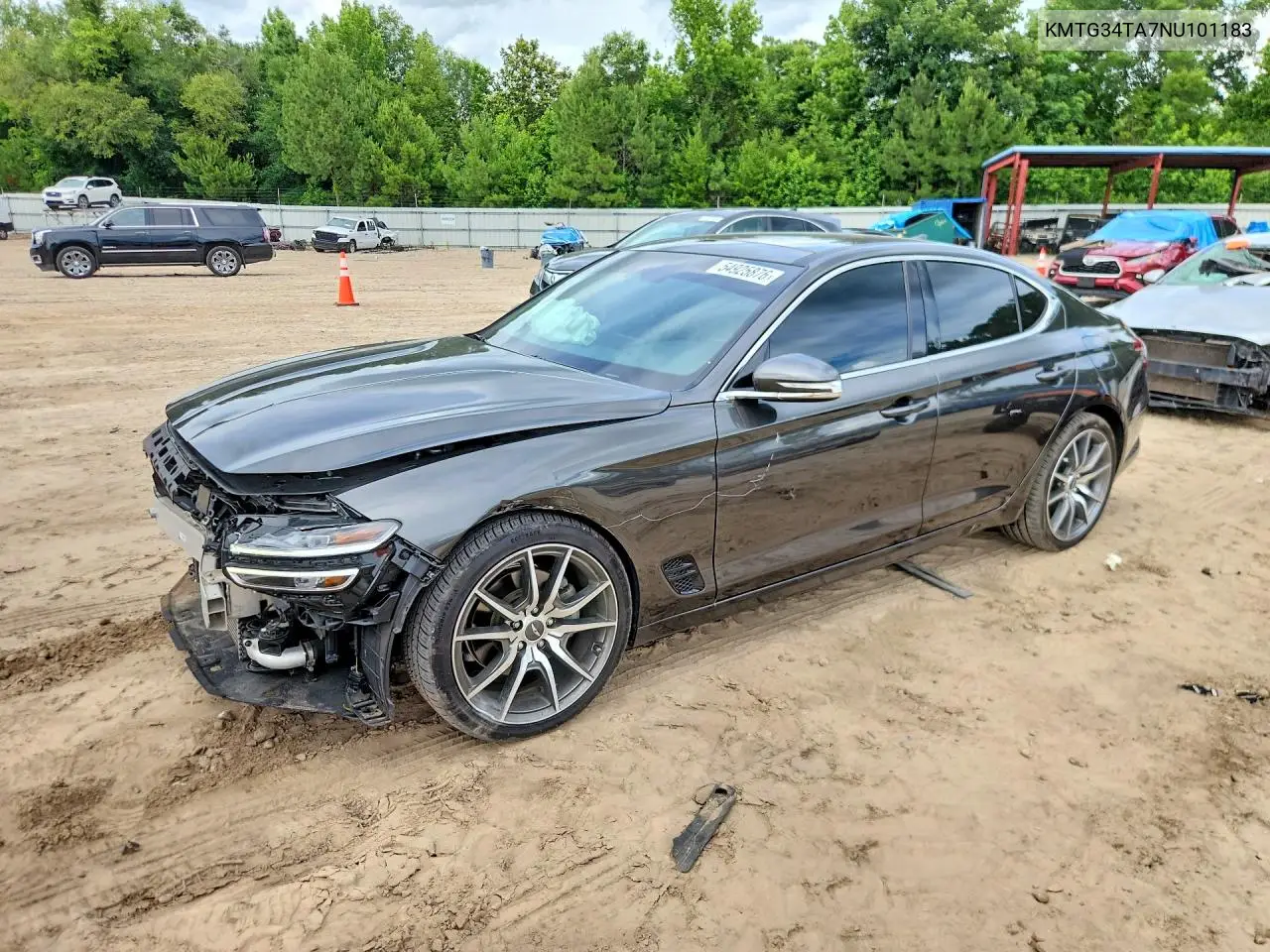 2022 Genesis G70 2.0T VIN: KMTG34TA7NU101183 Lot: 54925876