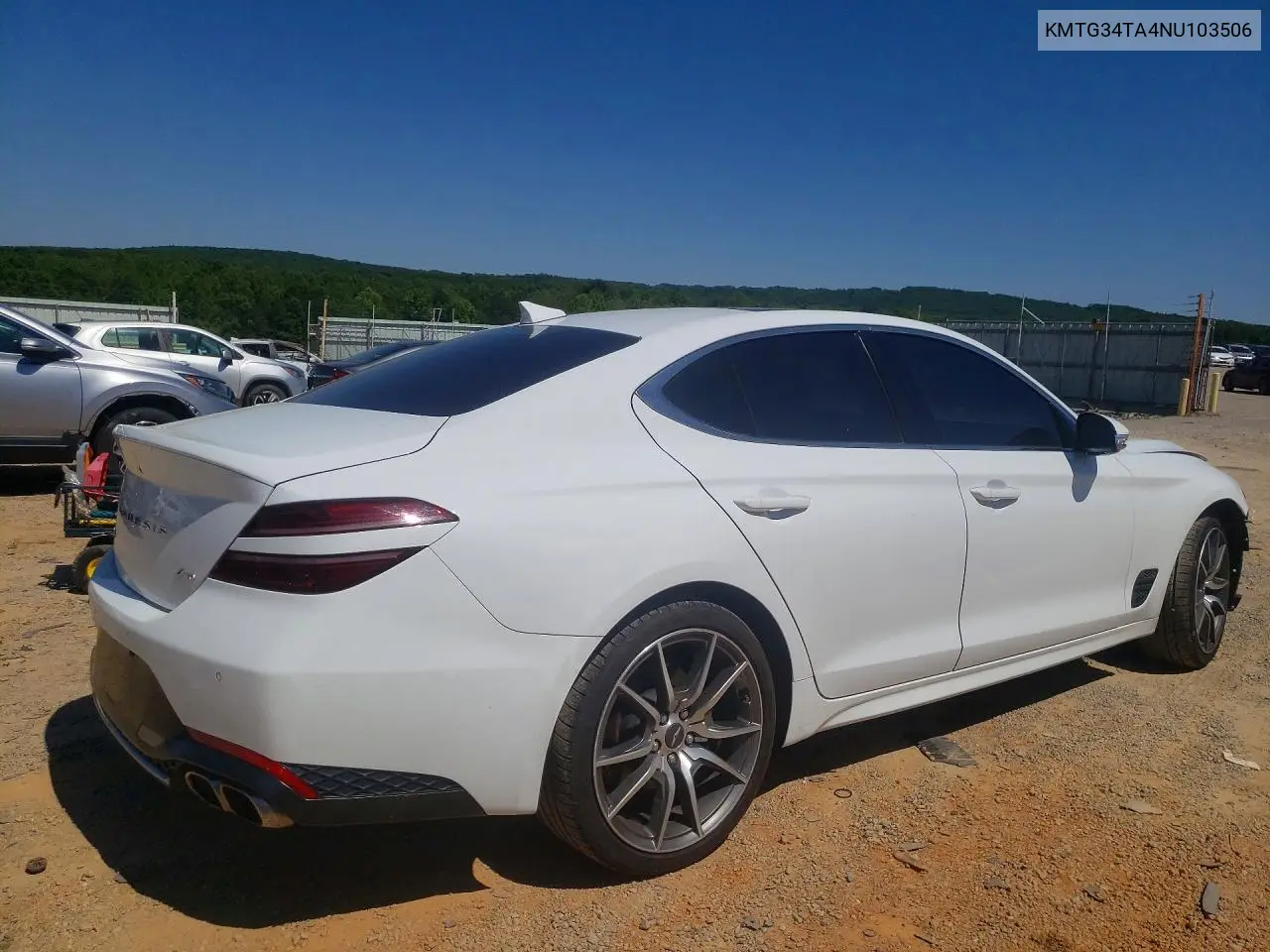 2022 Genesis G70 2.0T VIN: KMTG34TA4NU103506 Lot: 56286496