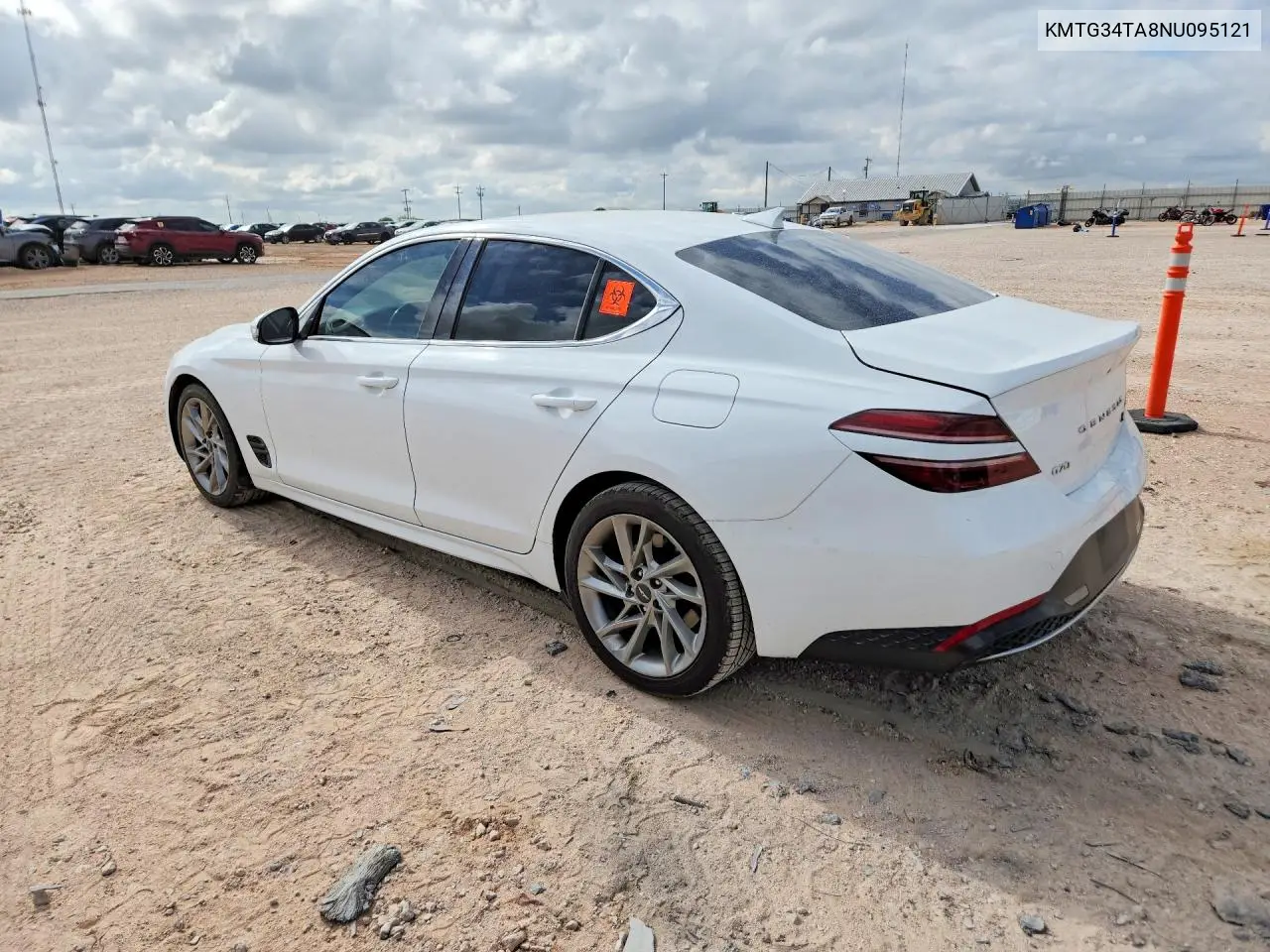 2022 Genesis G70 2.0T VIN: KMTG34TA8NU095121 Lot: 56984316