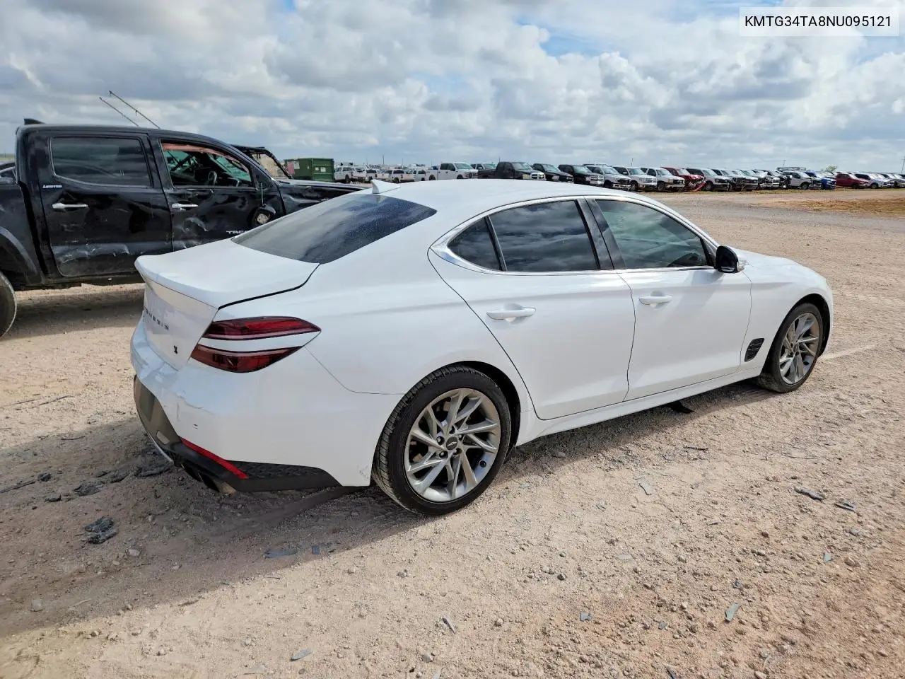 2022 Genesis G70 2.0T VIN: KMTG34TA8NU095121 Lot: 56984316