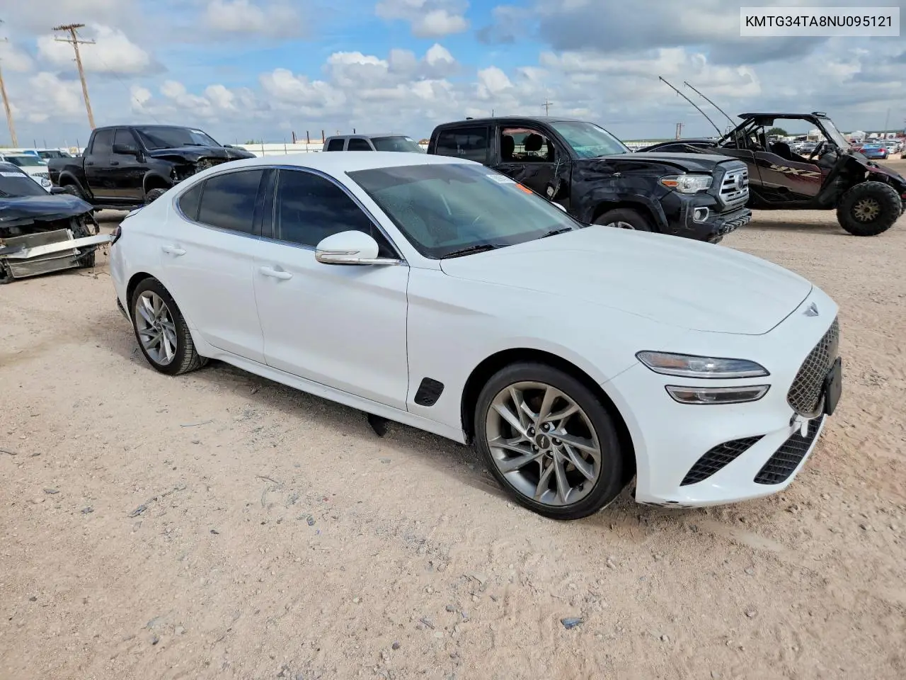 2022 Genesis G70 2.0T VIN: KMTG34TA8NU095121 Lot: 56984316