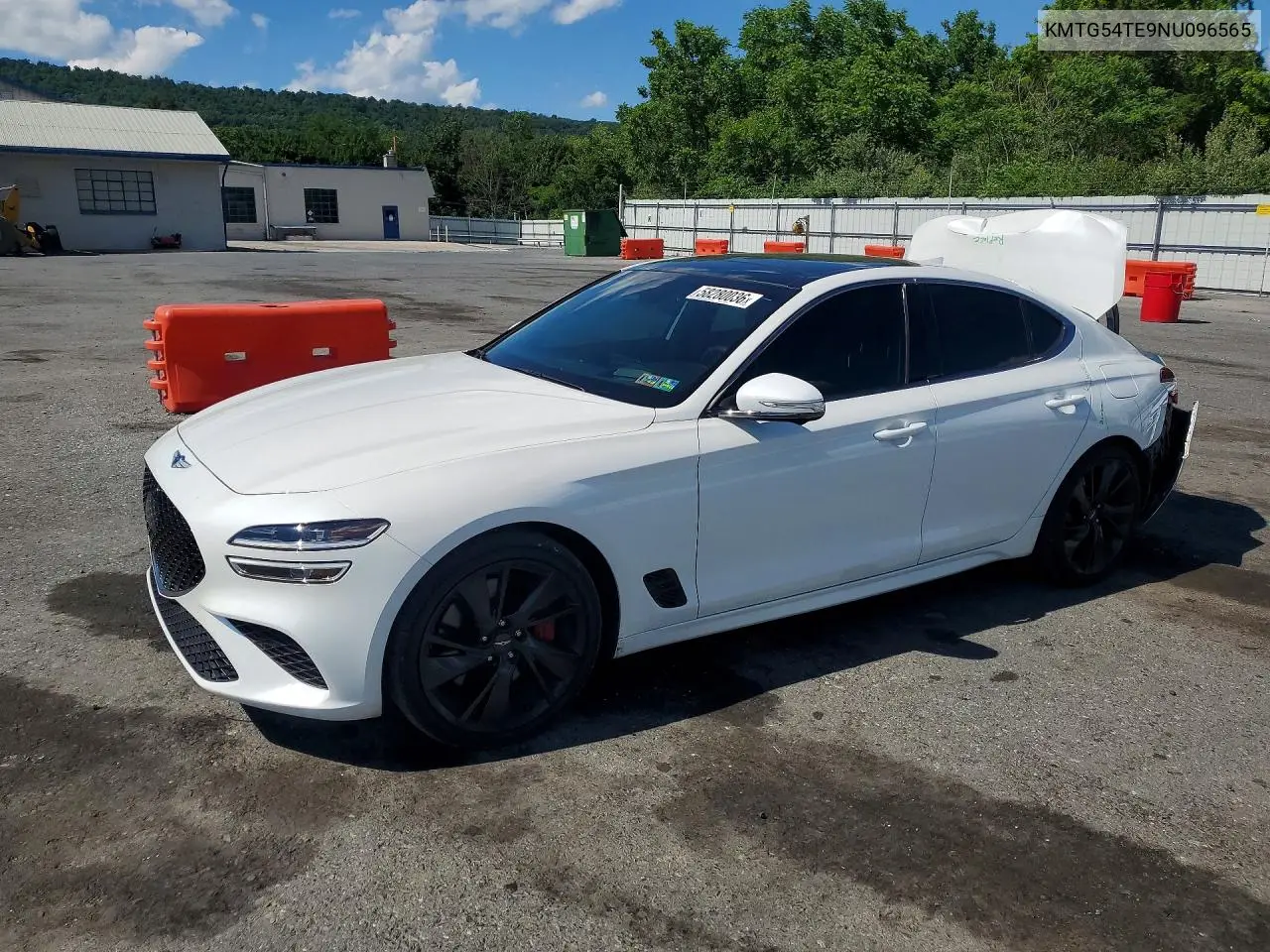 2022 Genesis G70 3.3T Standard VIN: KMTG54TE9NU096565 Lot: 58280036