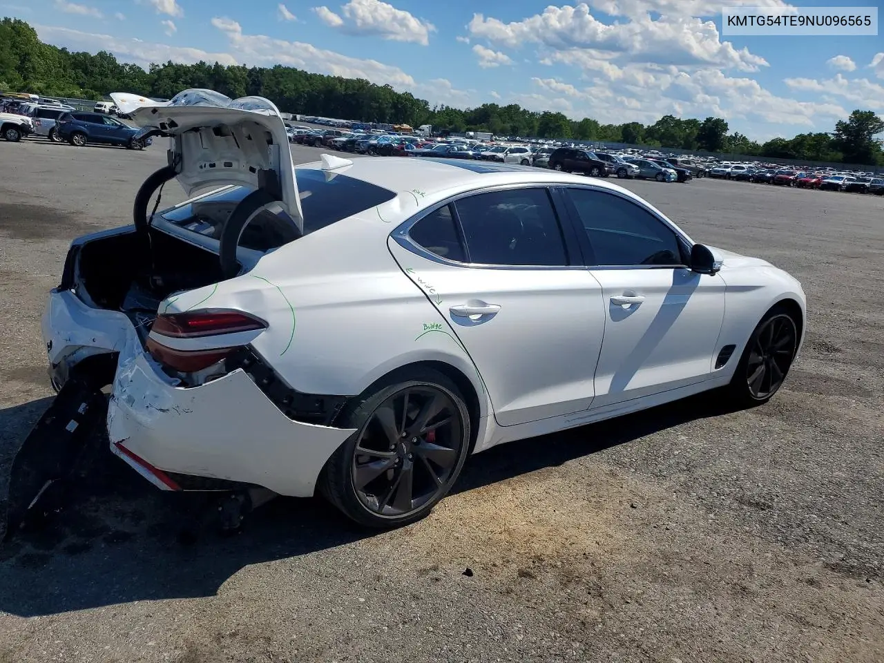 2022 Genesis G70 3.3T Standard VIN: KMTG54TE9NU096565 Lot: 58280036