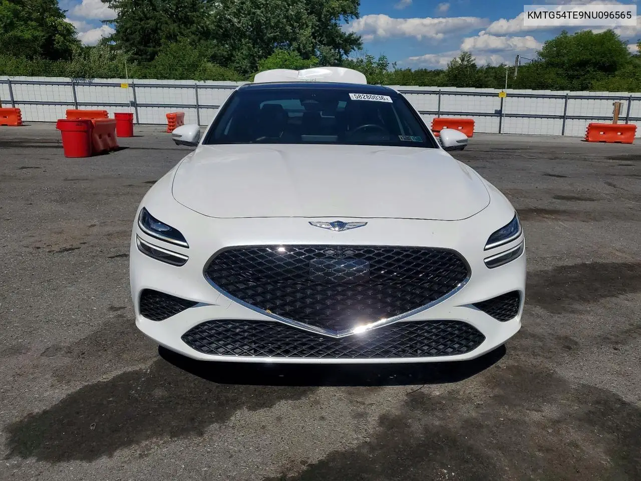 2022 Genesis G70 3.3T Standard VIN: KMTG54TE9NU096565 Lot: 58280036