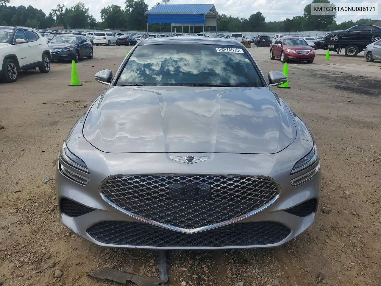 2022 Genesis G70 2.0T VIN: KMTG34TA0NU086171 Lot: 58974996
