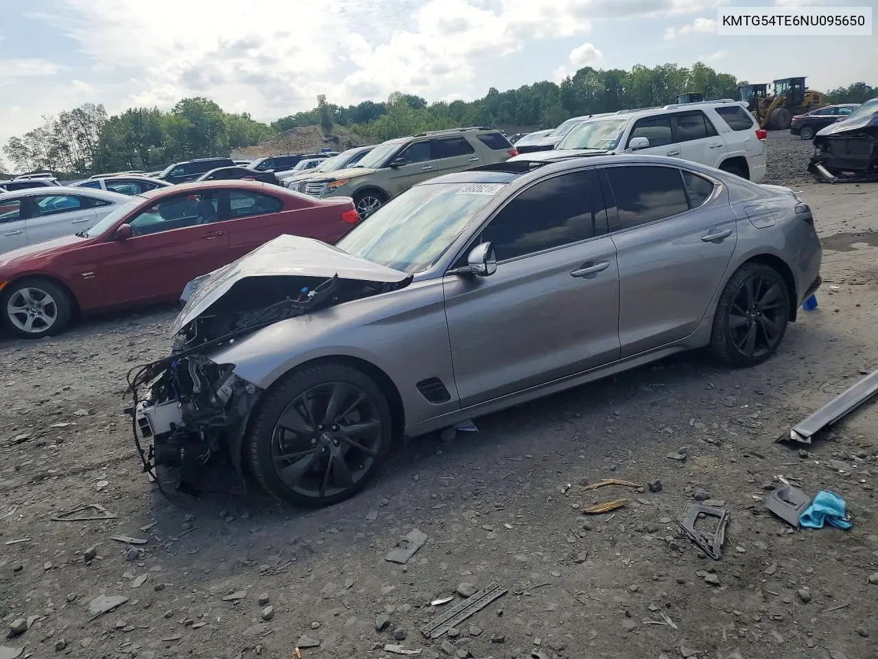 2022 Genesis G70 3.3T Standard VIN: KMTG54TE6NU095650 Lot: 59326216