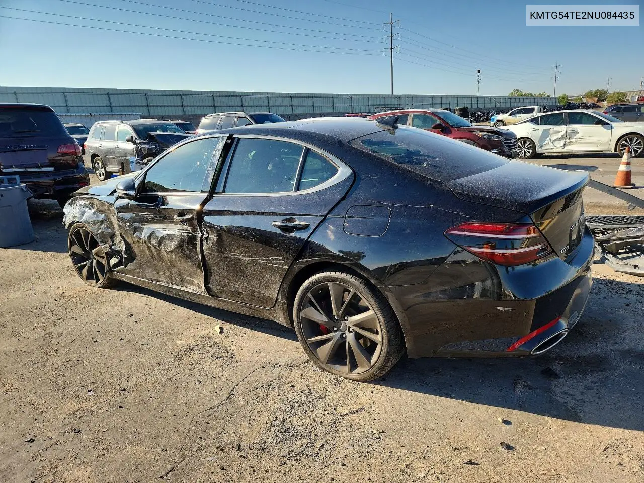 2022 Genesis G70 3.3T Standard VIN: KMTG54TE2NU084435 Lot: 59366436