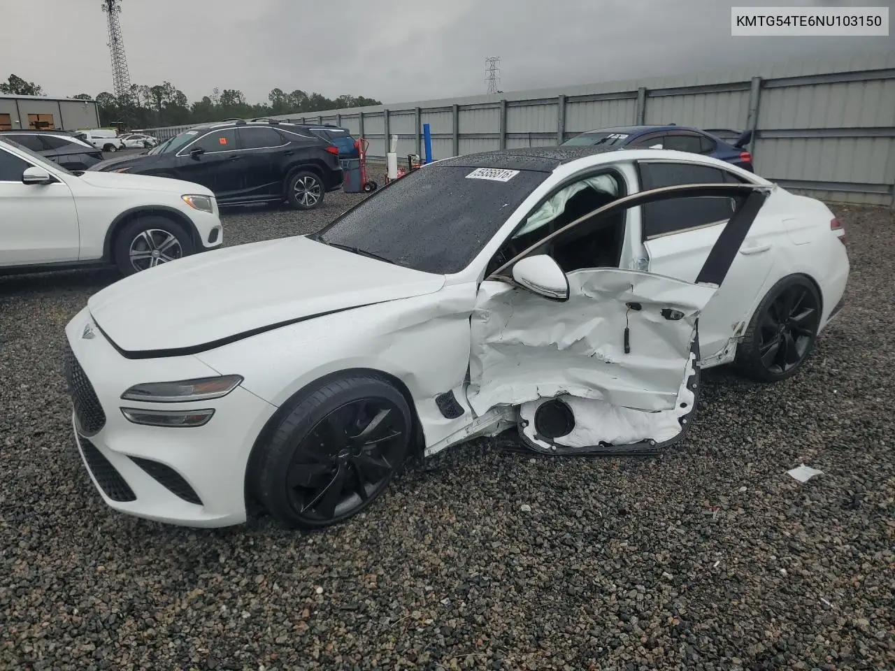 2022 Genesis G70 3.3T Standard VIN: KMTG54TE6NU103150 Lot: 59366816