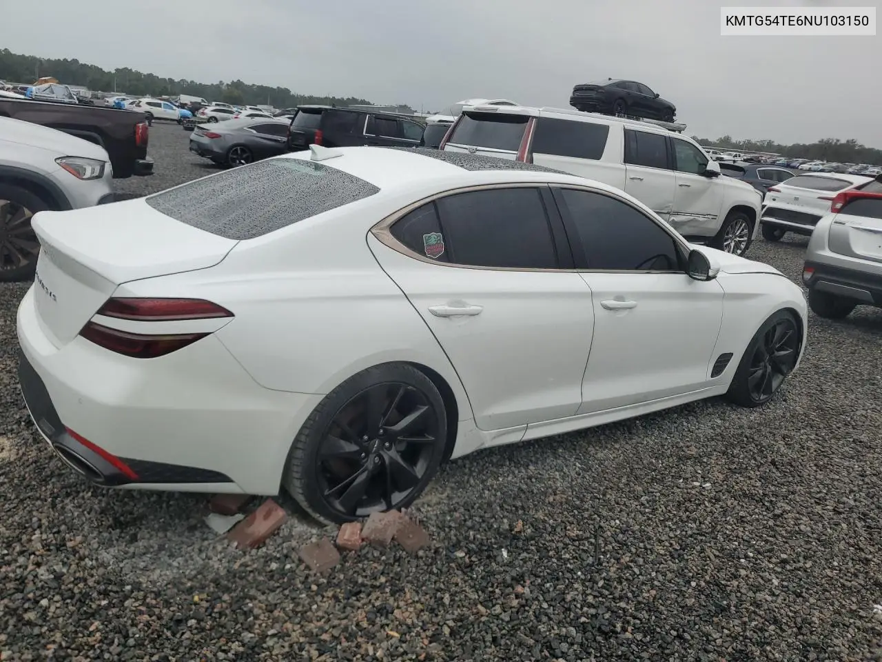 2022 Genesis G70 3.3T Standard VIN: KMTG54TE6NU103150 Lot: 59366816