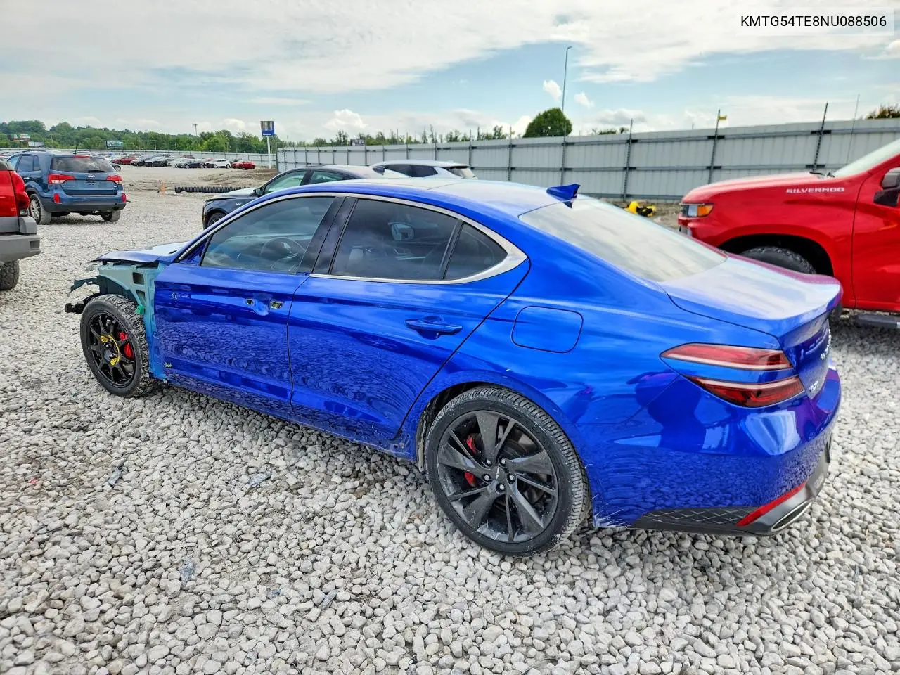 2022 Genesis G70 3.3T Standard VIN: KMTG54TE8NU088506 Lot: 60415376