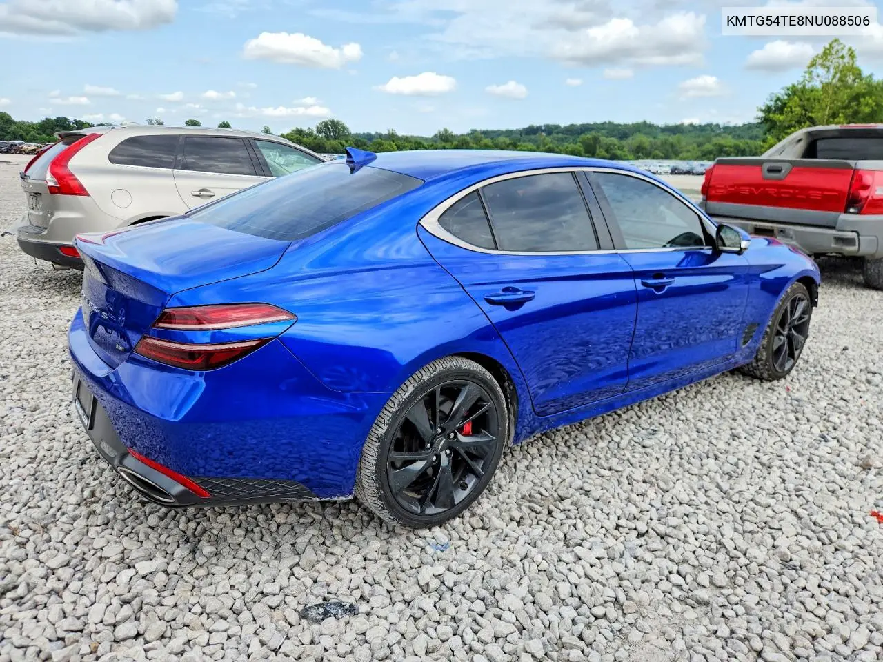 2022 Genesis G70 3.3T Standard VIN: KMTG54TE8NU088506 Lot: 60415376
