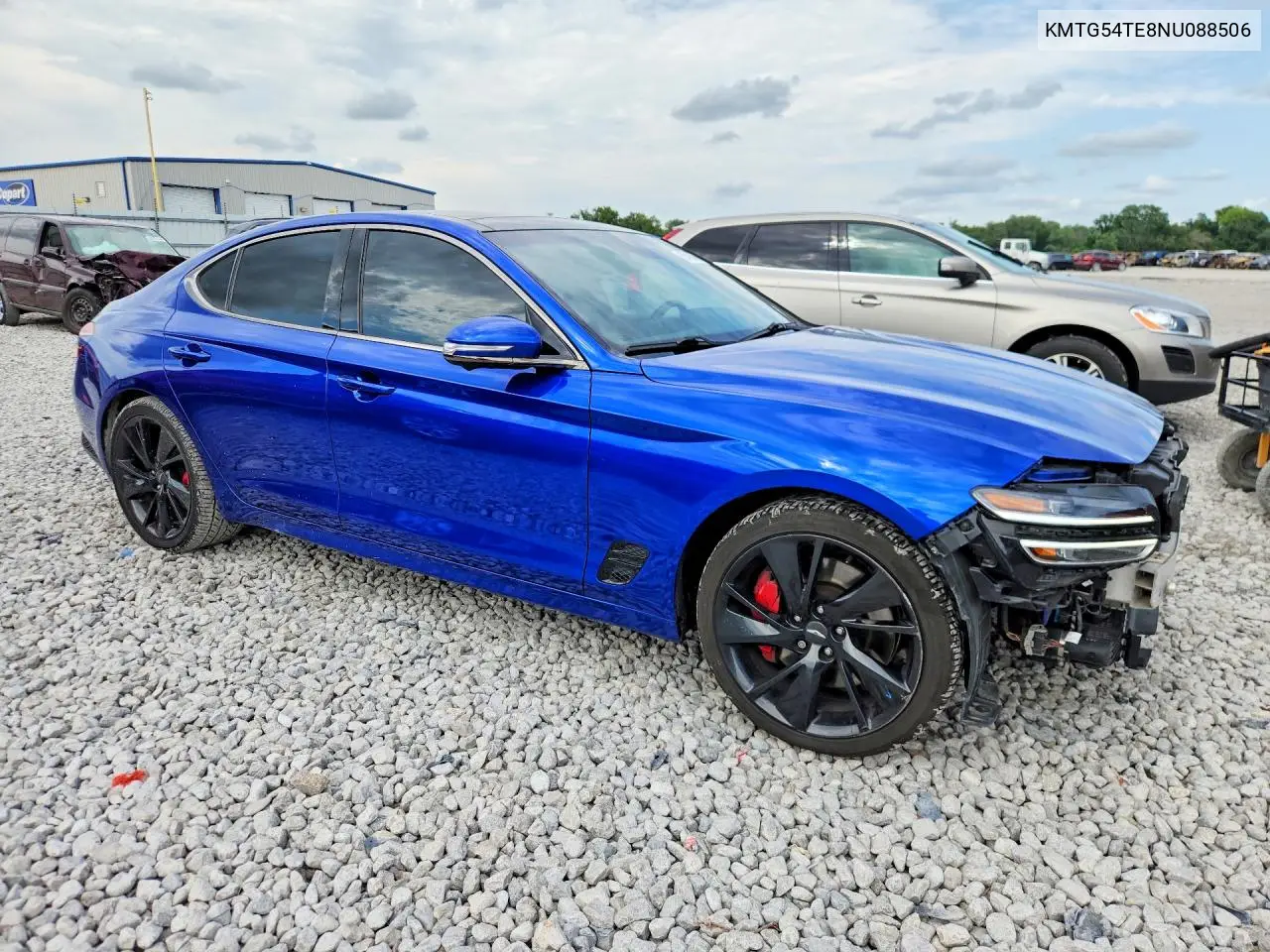 2022 Genesis G70 3.3T Standard VIN: KMTG54TE8NU088506 Lot: 60415376