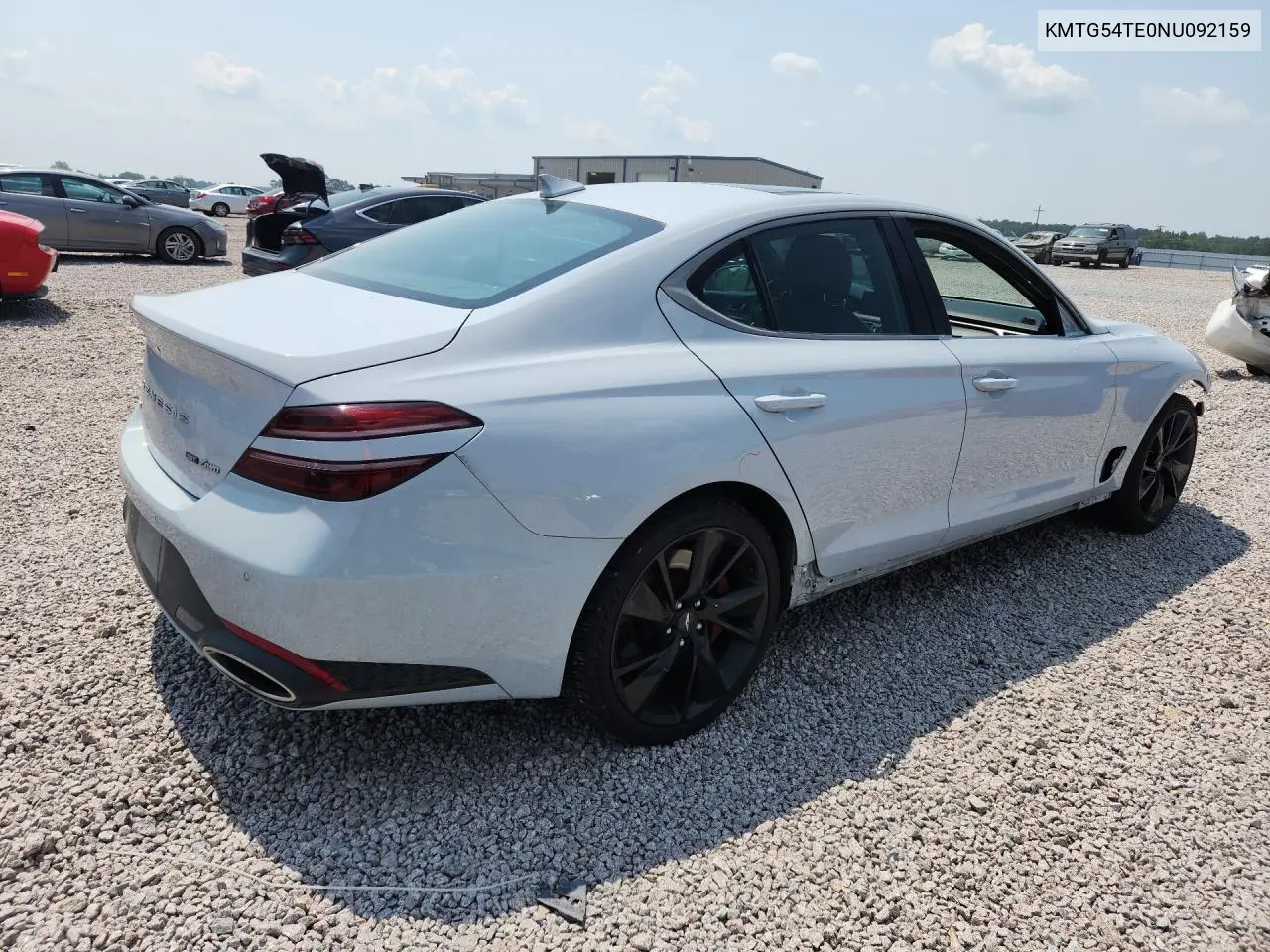 2022 Genesis G70 3.3T Standard VIN: KMTG54TE0NU092159 Lot: 61009626