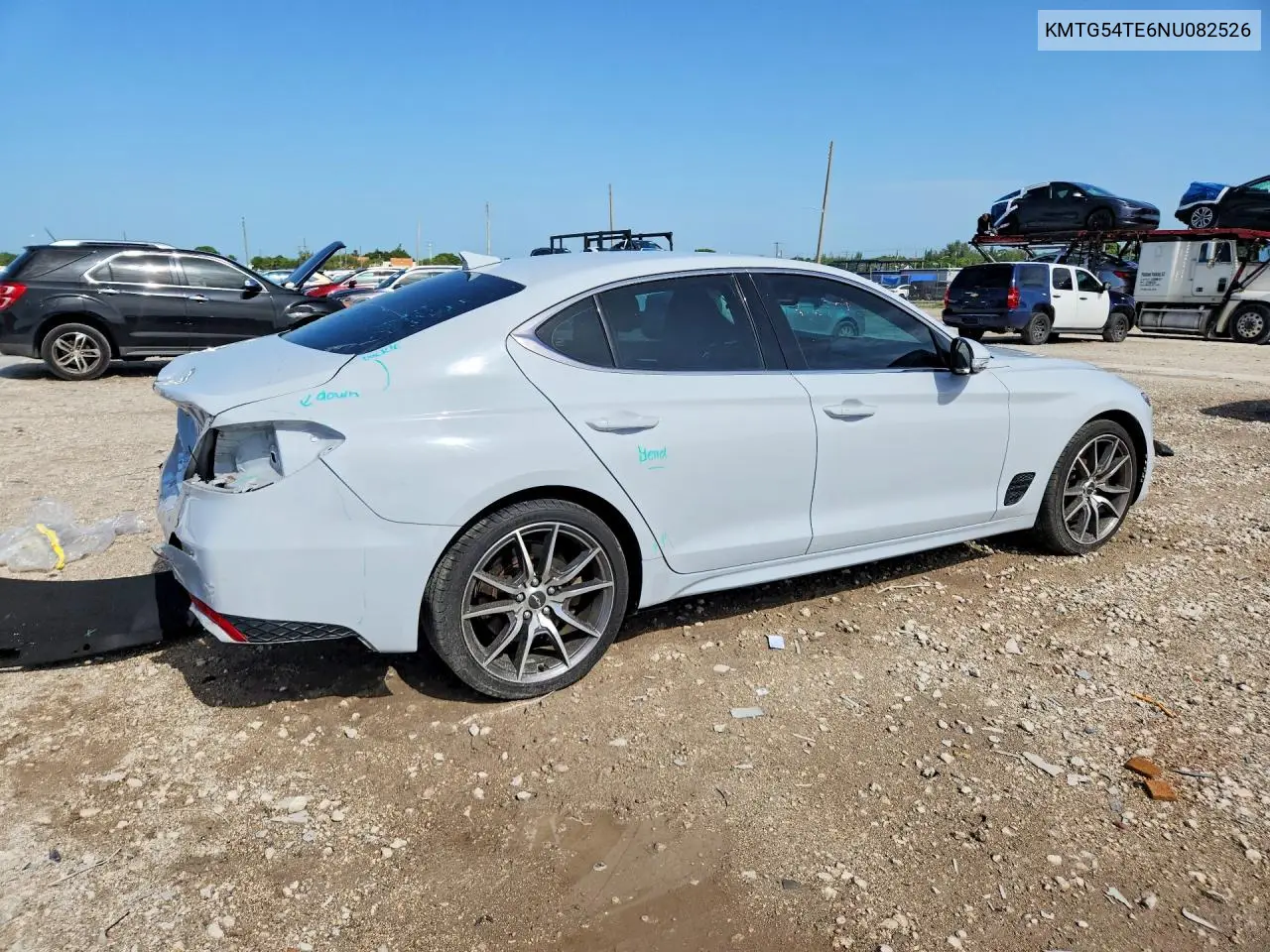2022 Genesis G70 3.3T Standard VIN: KMTG54TE6NU082526 Lot: 61029866
