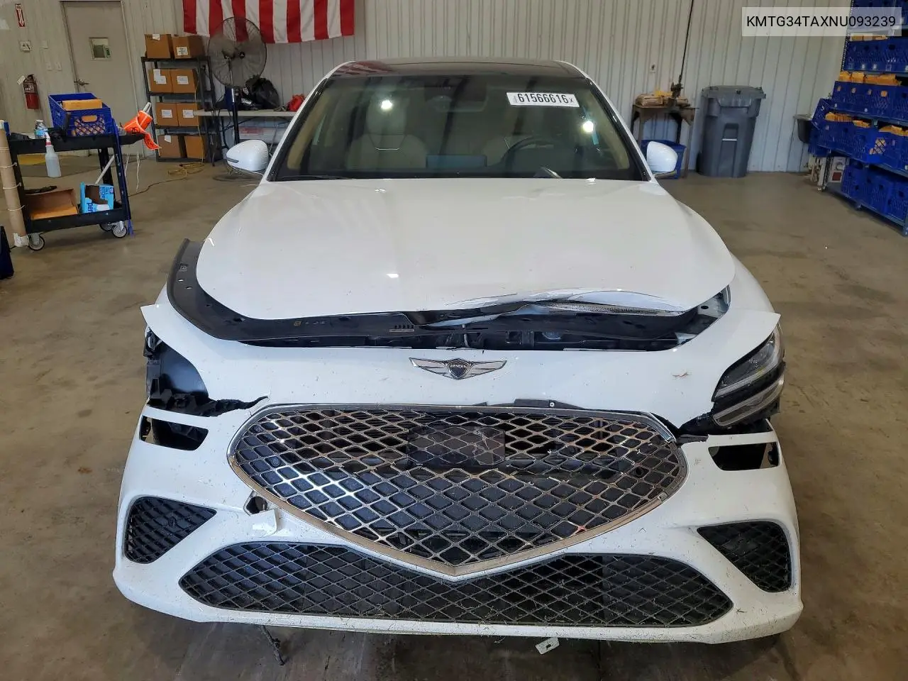 2022 Genesis G70 2.0T VIN: KMTG34TAXNU093239 Lot: 61566616