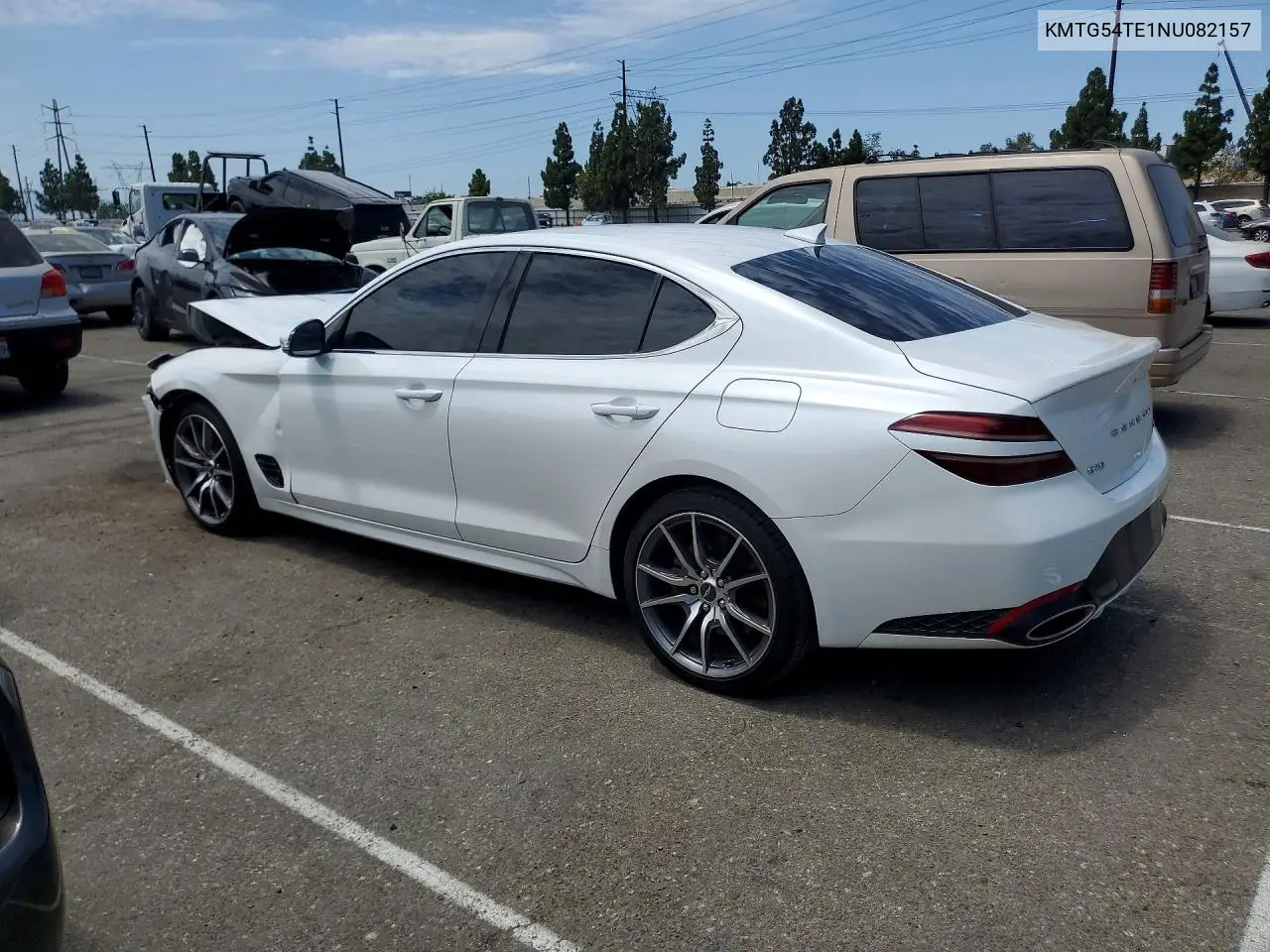 2022 Genesis G70 3.3T Standard VIN: KMTG54TE1NU082157 Lot: 62129056