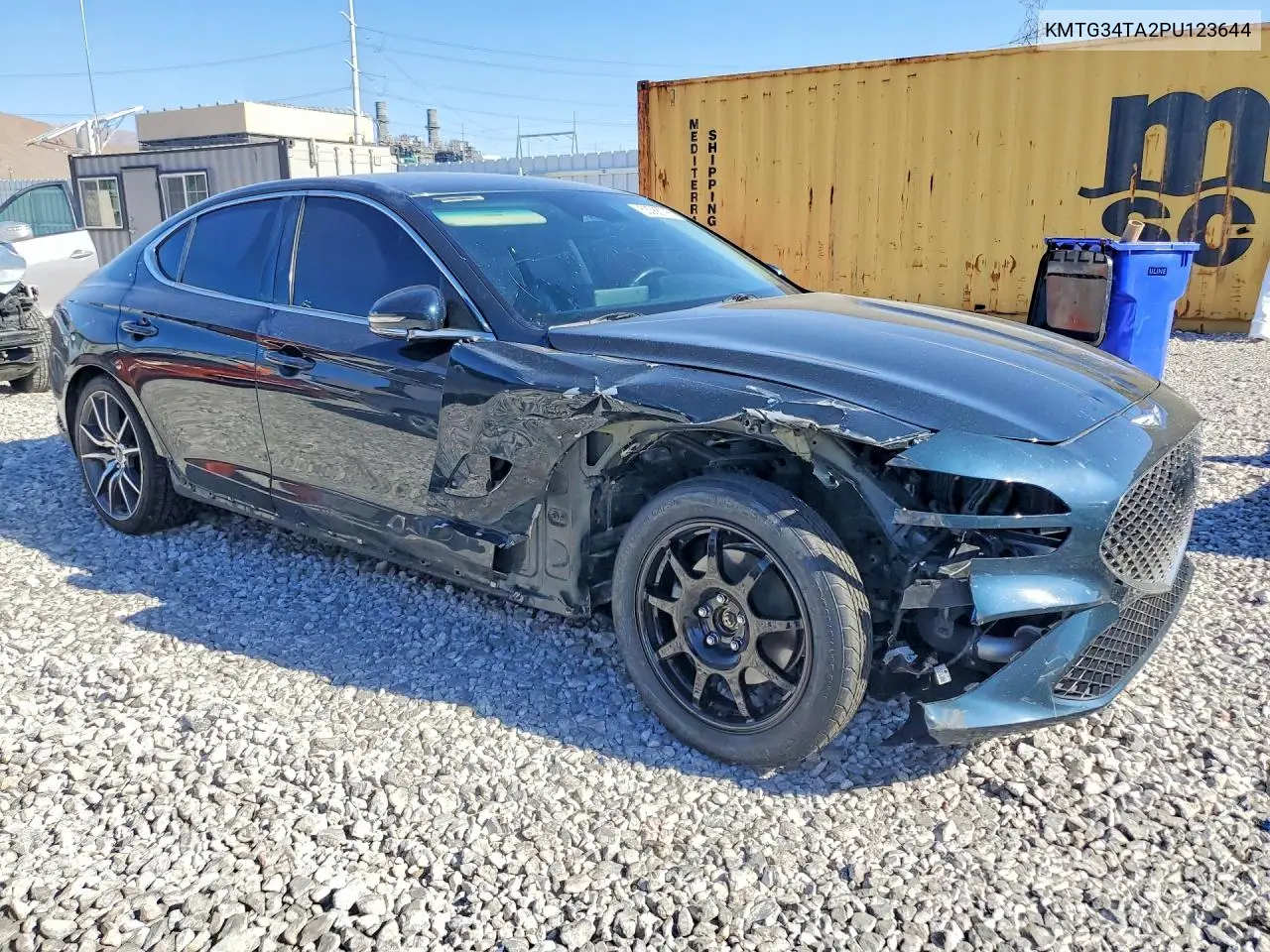 2023 Genesis G70 2.0T VIN: KMTG34TA2PU123644 Lot: 53388796