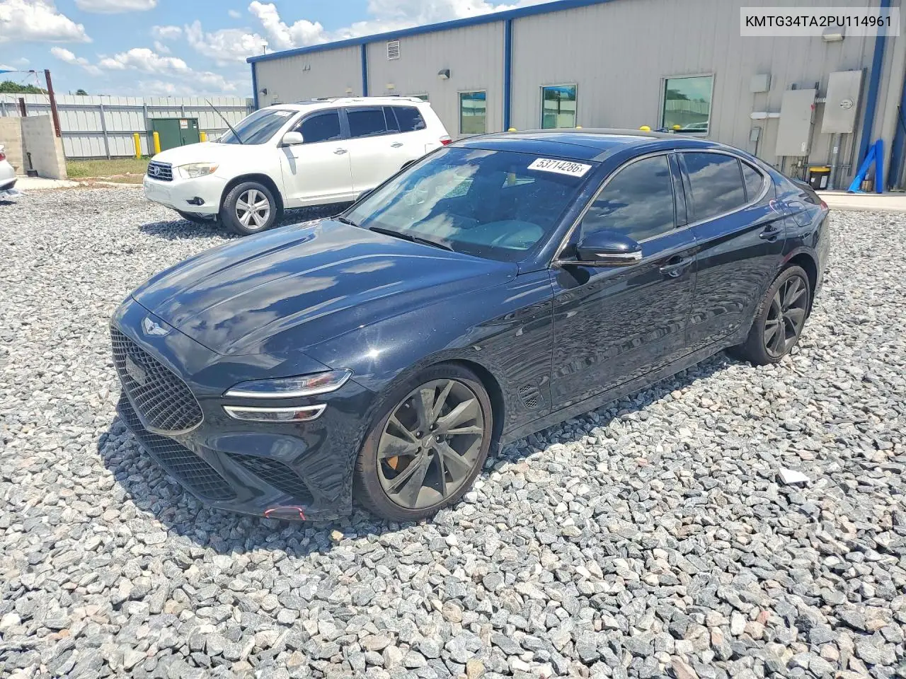 2023 Genesis G70 2.0T VIN: KMTG34TA2PU114961 Lot: 53714286