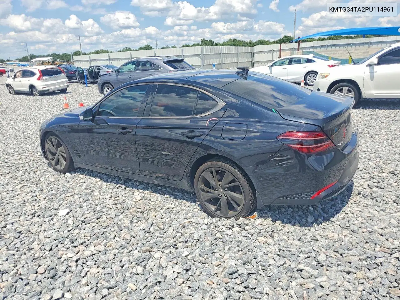 2023 Genesis G70 2.0T VIN: KMTG34TA2PU114961 Lot: 53714286