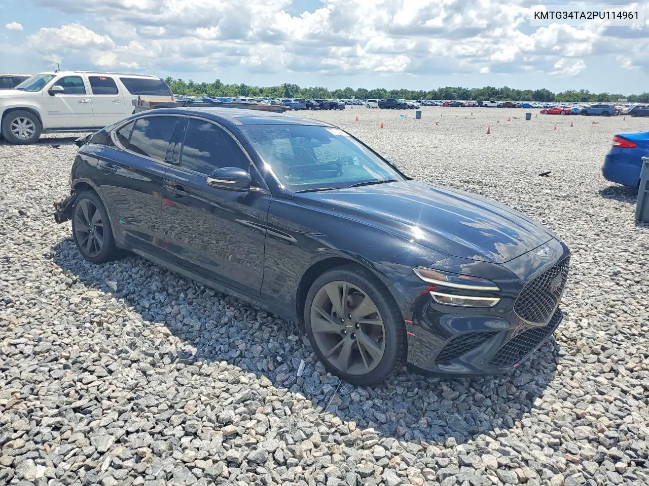2023 Genesis G70 2.0T VIN: KMTG34TA2PU114961 Lot: 53714286