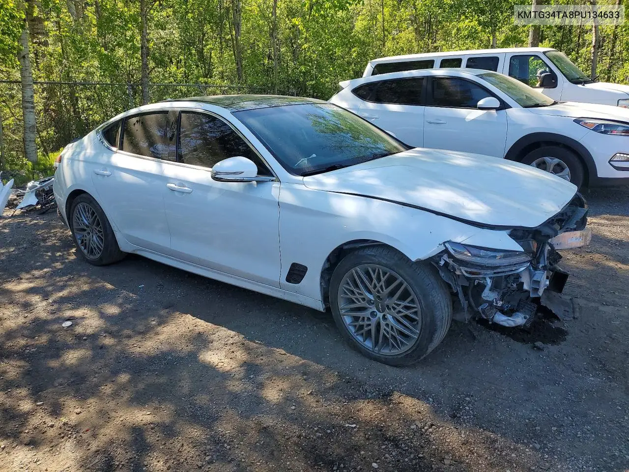 2023 Genesis G70 2.0T VIN: KMTG34TA8PU134633 Lot: 55002436