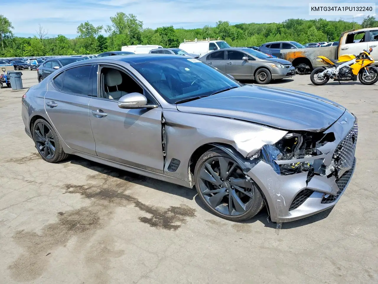 2023 Genesis G70 2.0T VIN: KMTG34TA1PU132240 Lot: 55008116