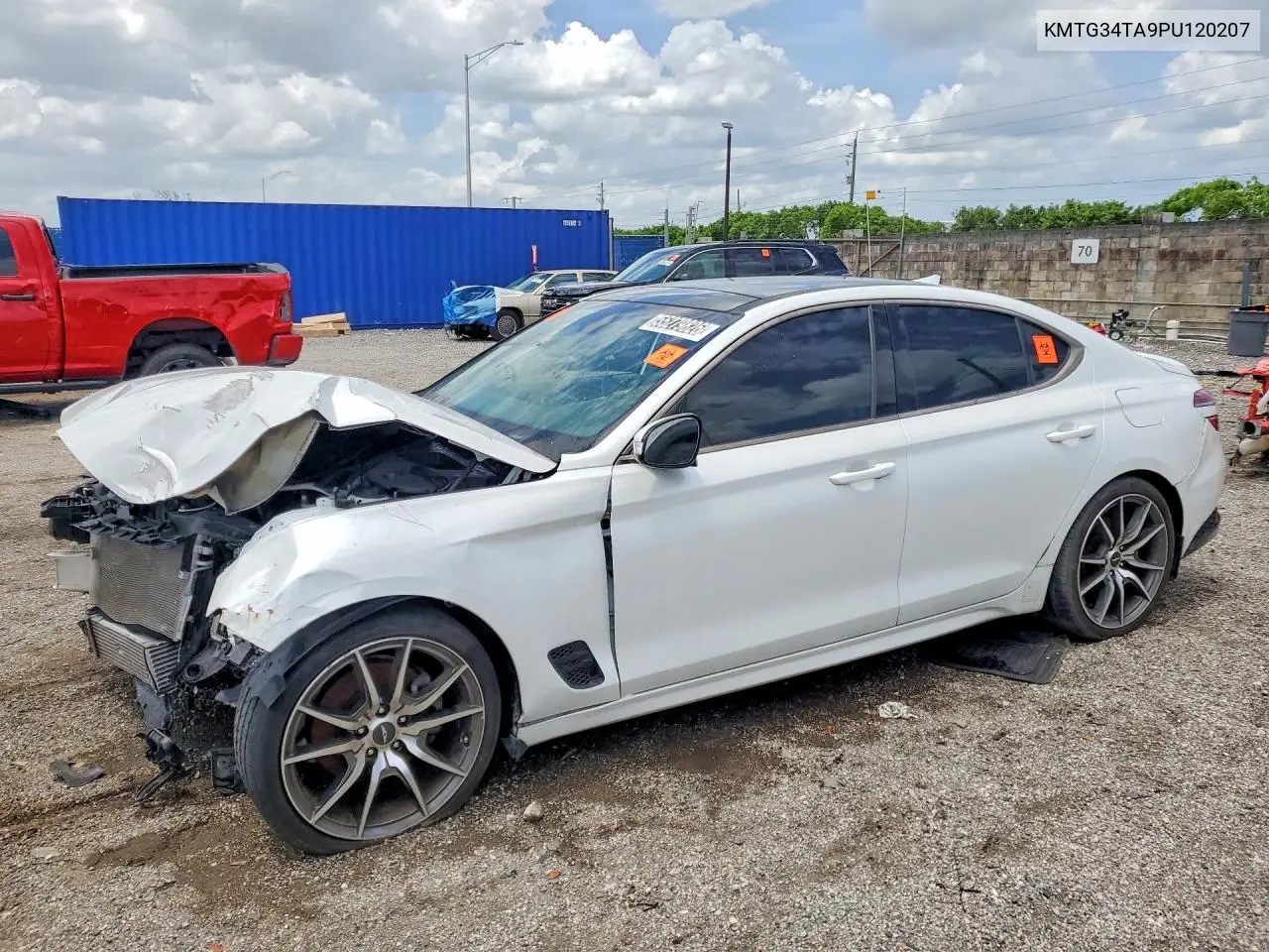 2023 Genesis G70 2.0T VIN: KMTG34TA9PU120207 Lot: 55279826