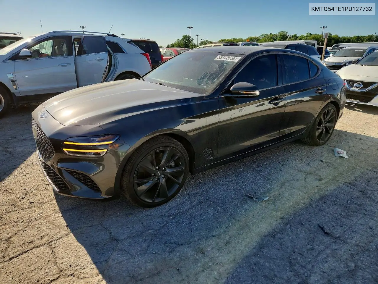 2023 Genesis G70 3.3T Standard VIN: KMTG54TE1PU127732 Lot: 55742556