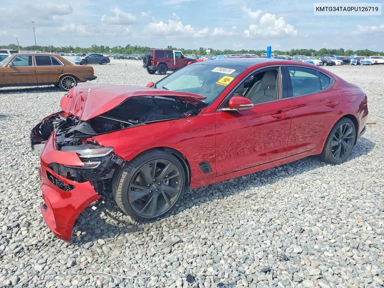 2023 Genesis G70 2.0T VIN: KMTG34TA0PU126719 Lot: 57689076