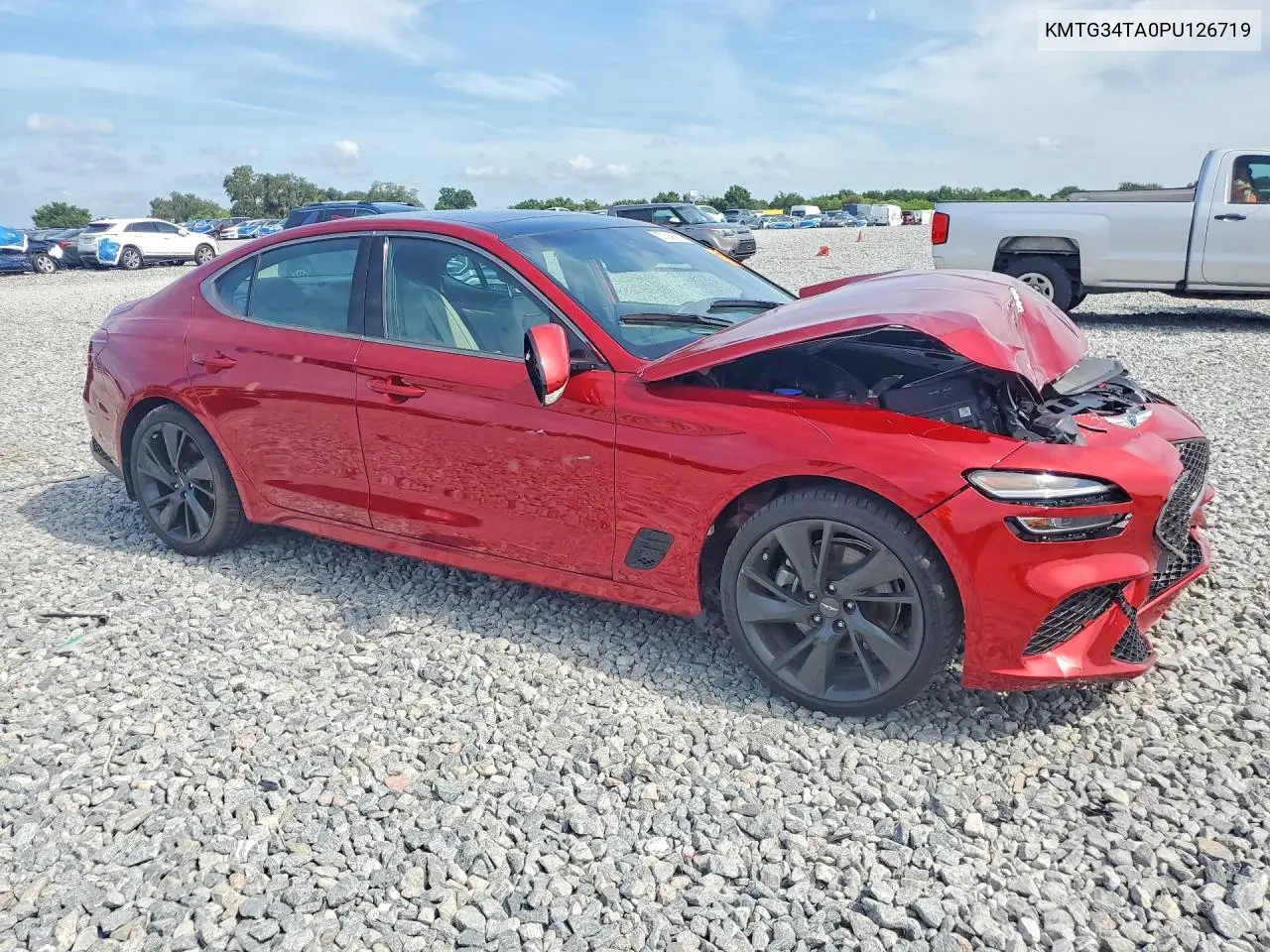 2023 Genesis G70 2.0T VIN: KMTG34TA0PU126719 Lot: 57689076