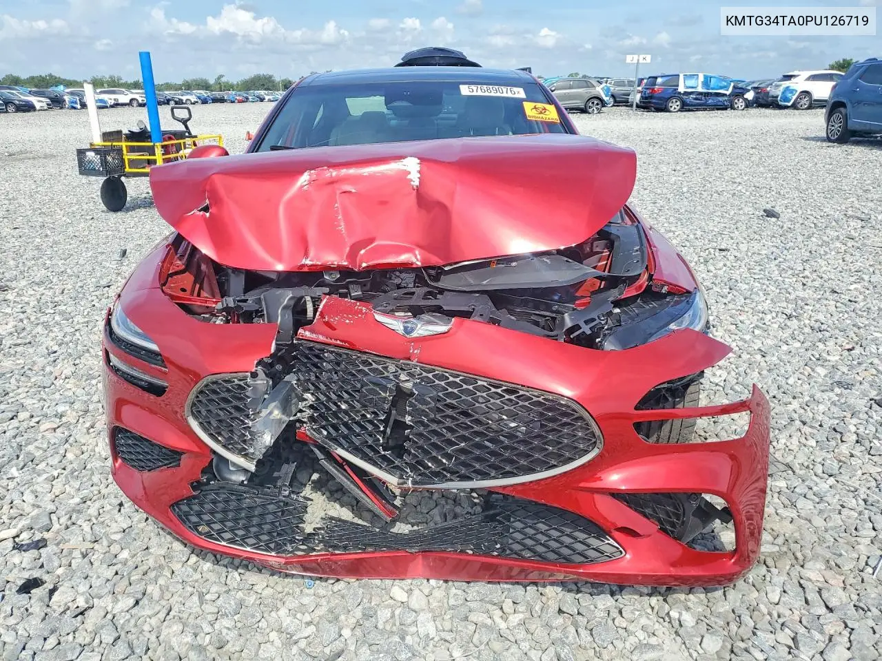 2023 Genesis G70 2.0T VIN: KMTG34TA0PU126719 Lot: 57689076